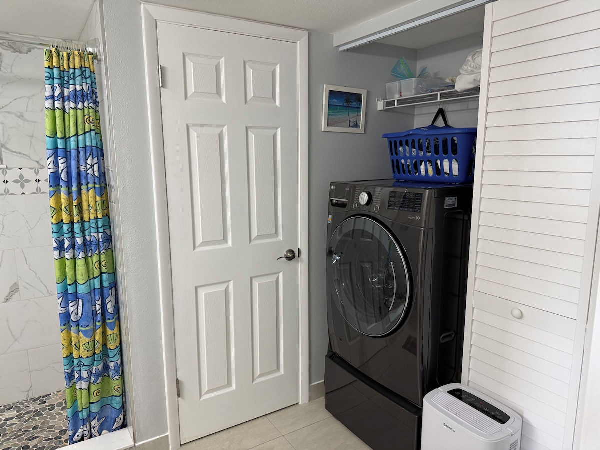 Washer and dryer in the unit